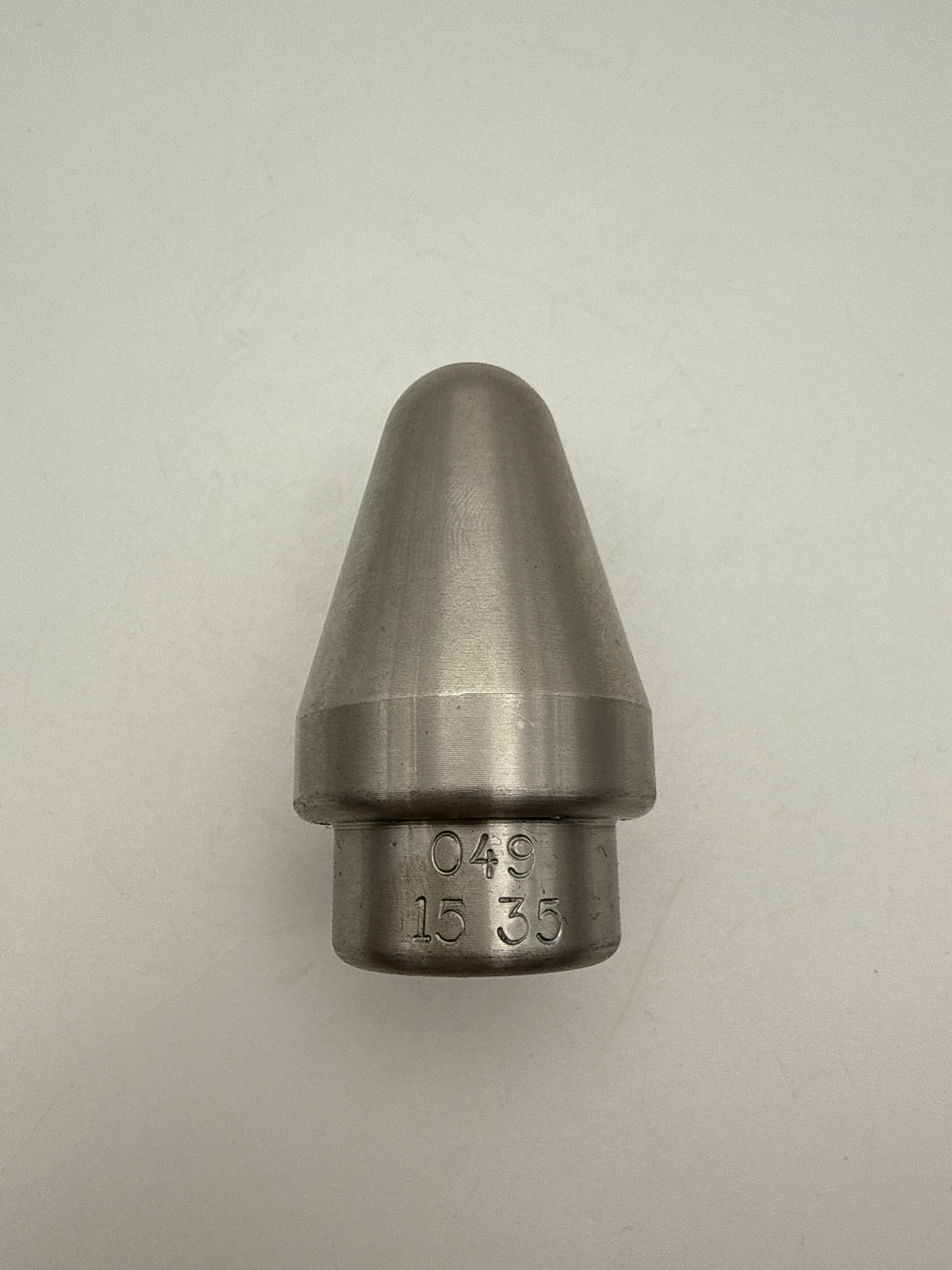 Radial Vortex Sewer Jetter Nozzle 1/2" (15-35 Degree) (Drilled)