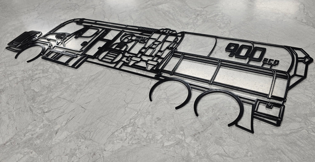 Sewer Equipment 900 ECO Wall Art - 36" Steel Silhouette