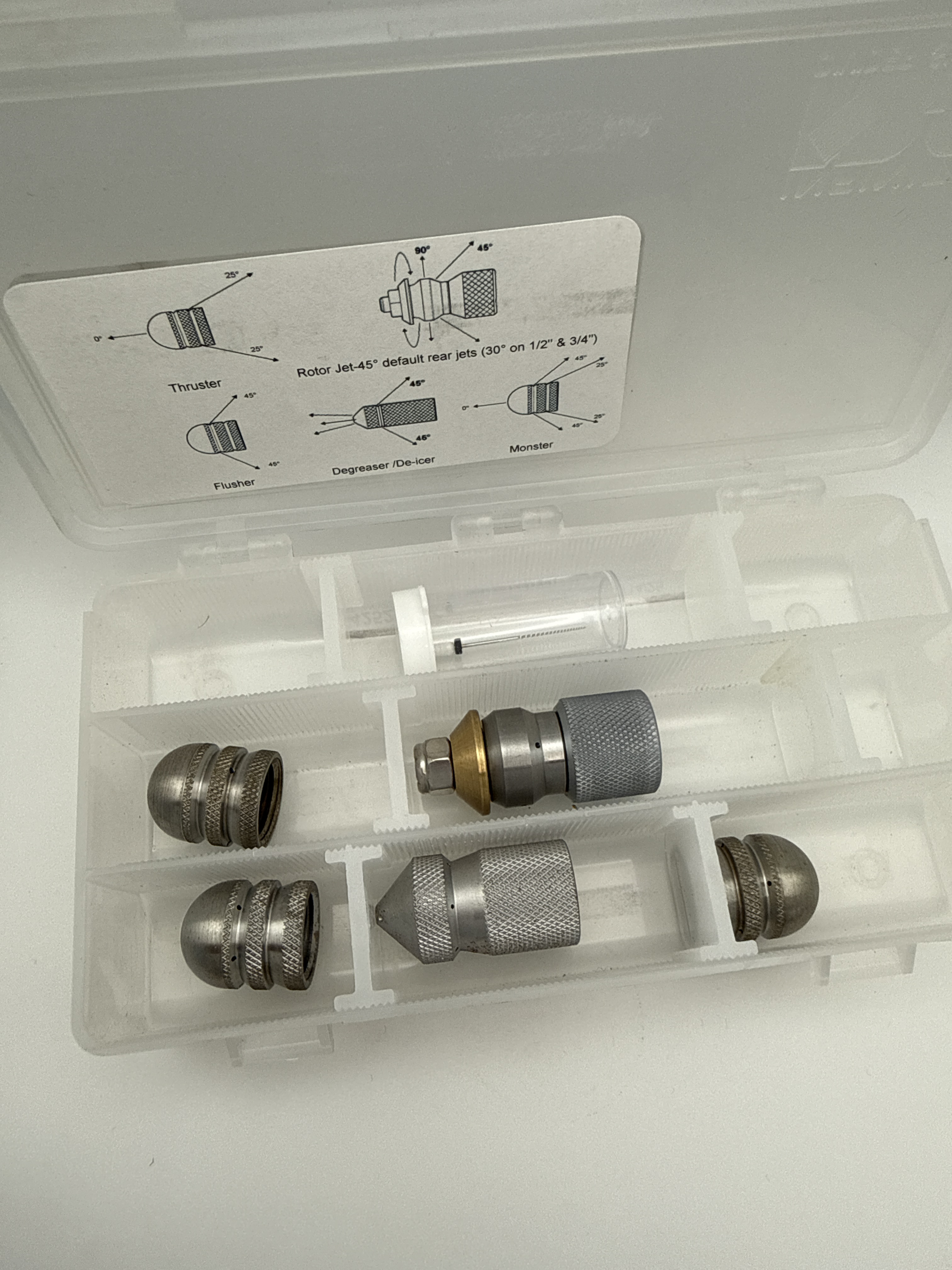 Lateral Line Cleaning Kit Accessories