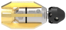 enz® Bulldog 37 w/ Skid Rotating Nozzle 1/2" (2 Front Jets) (3 Rear Jets) (406.037S)