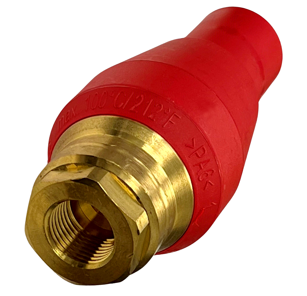 ST-458 hydro excavation turbo nozzle with 1-2 inch FNPT connection
Show more lines
