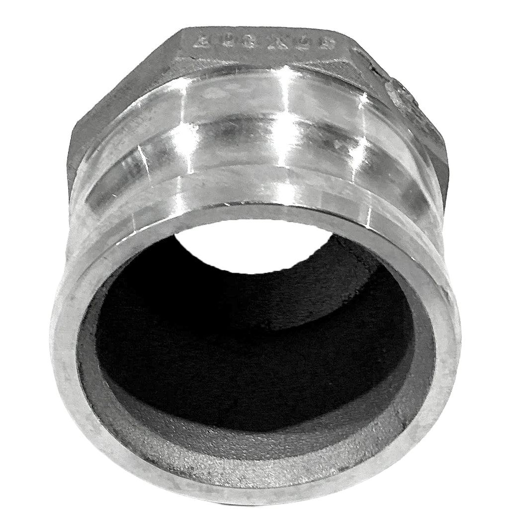 Aluminum Type F Camlock Reducer | 3" Cam & Groove x 2" Male NPT