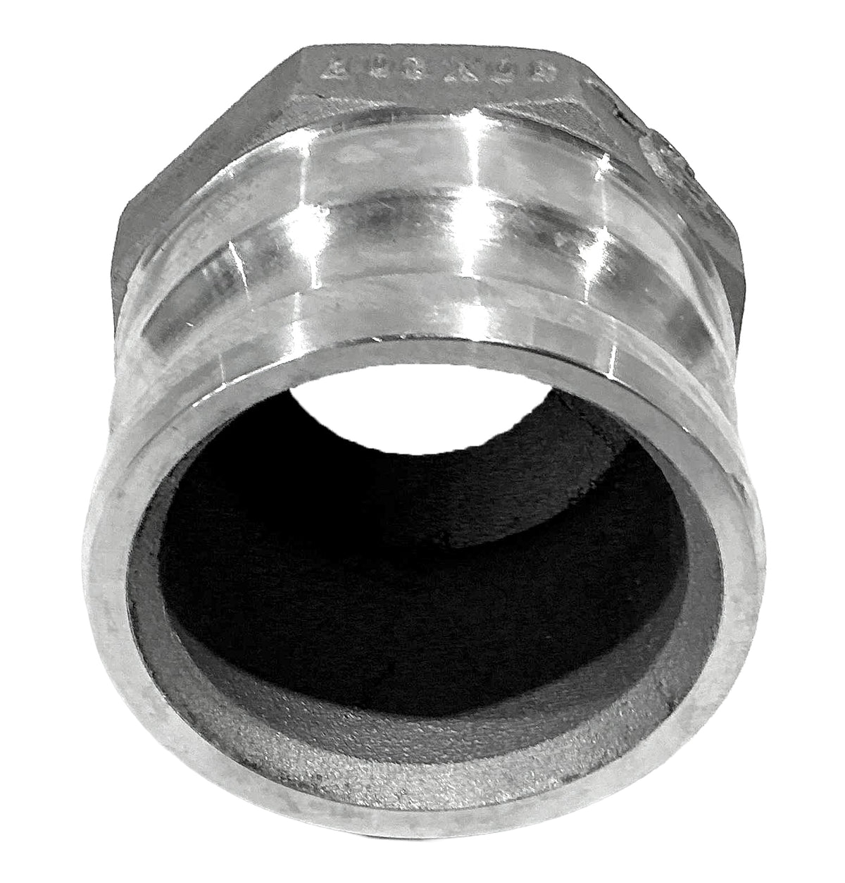 Aluminum Type F Camlock Reducer | 3" Cam & Groove x 2" Male NPT