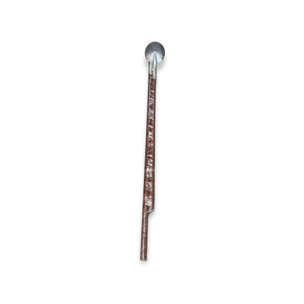 Sewershop Catch Basin Spoon with a long wooden handle and a scoop-shaped steel shovel for cleaning manholes.