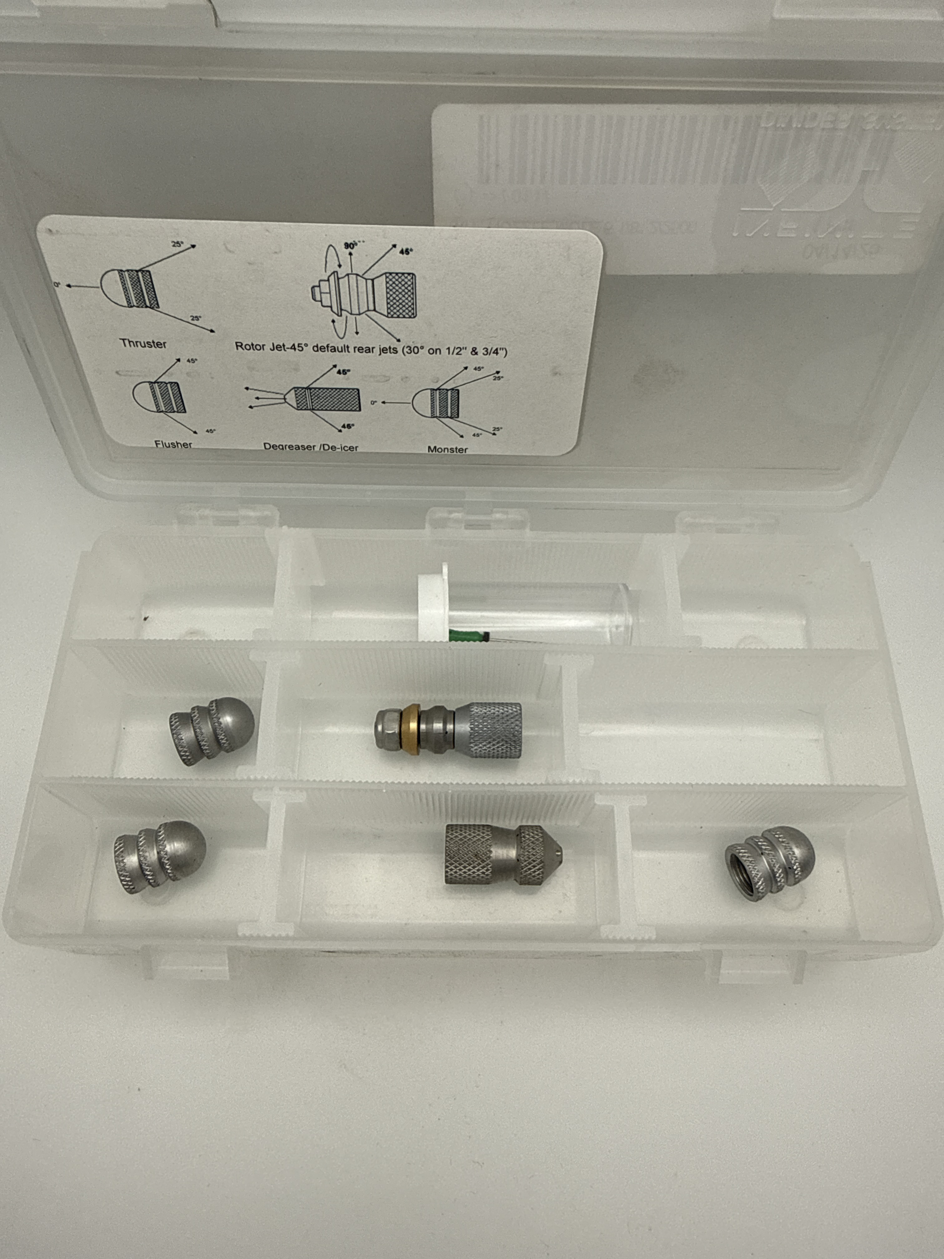Lateral Line Cleaning Kit Accessories