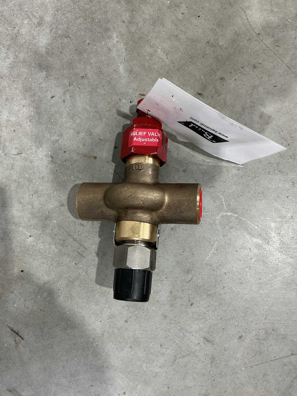 Pressure Relief Valve for Jetter Water Systems