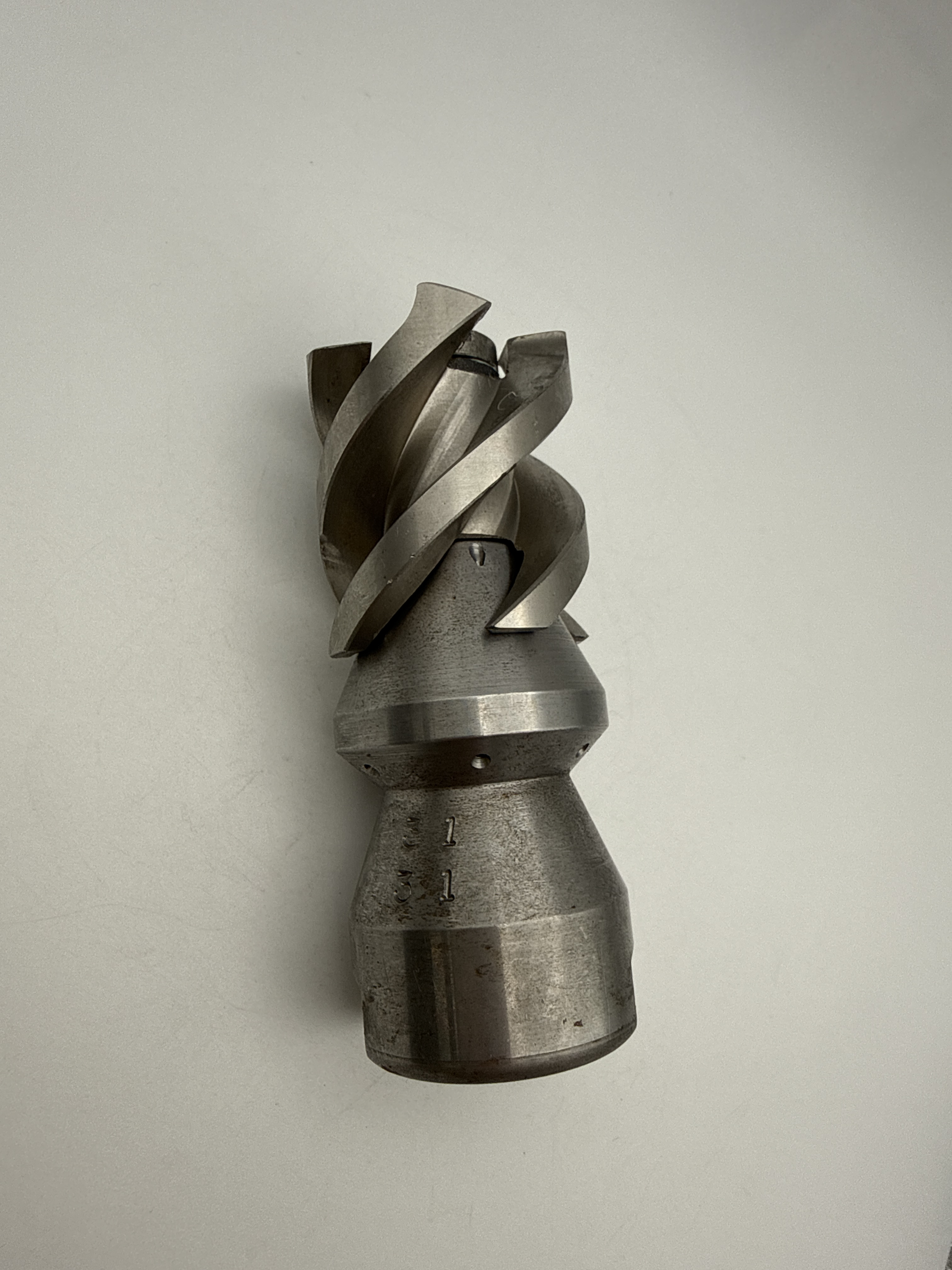 Rotating Spinner Blade Sewer Jetter Nozzle 1/2" (6 Rear Jets | 7 Front Jets) (Drilled)