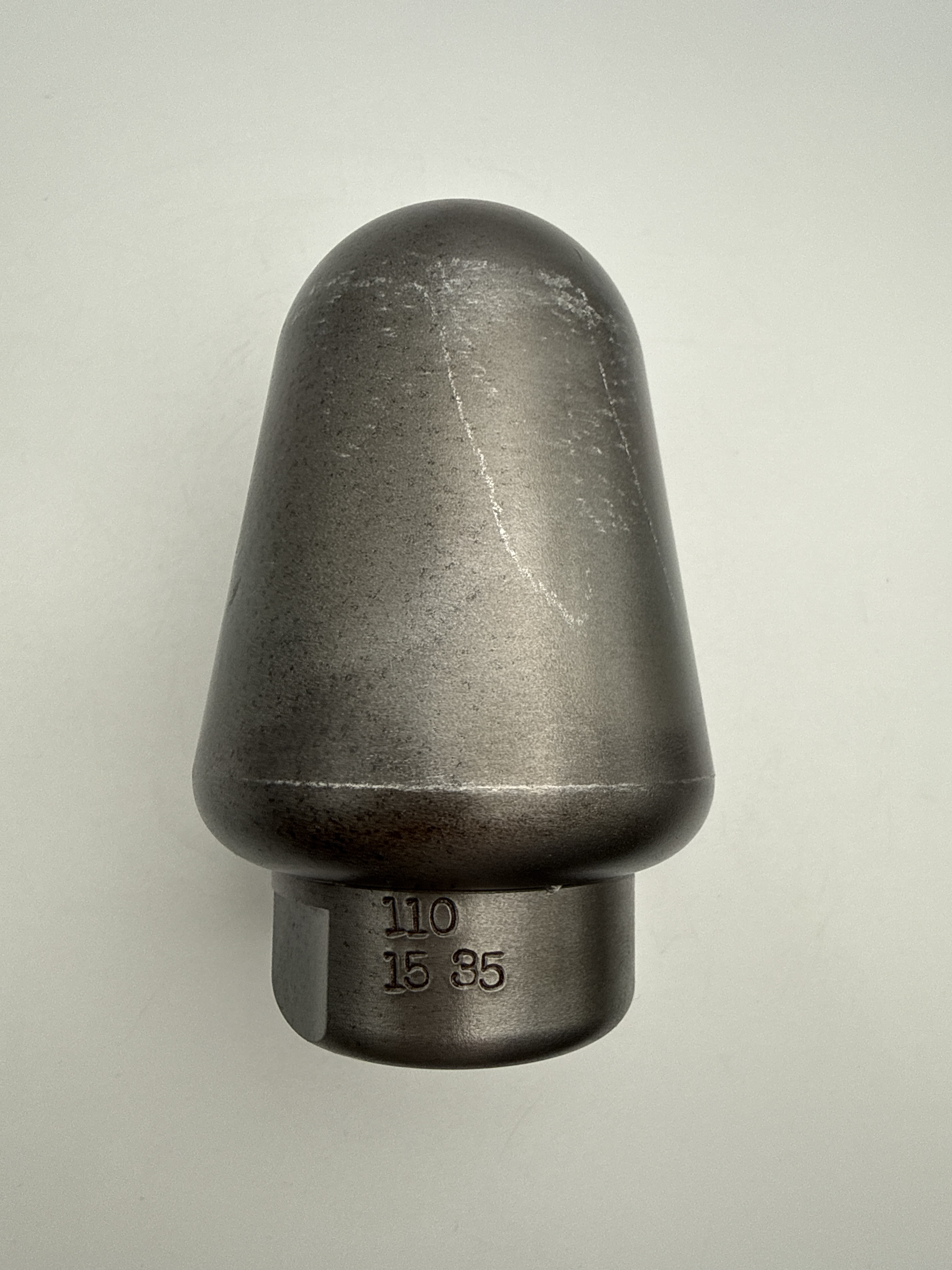 Radial Vortex Sewer Jetter Nozzle 1" (15-35 Degree) (Drilled)