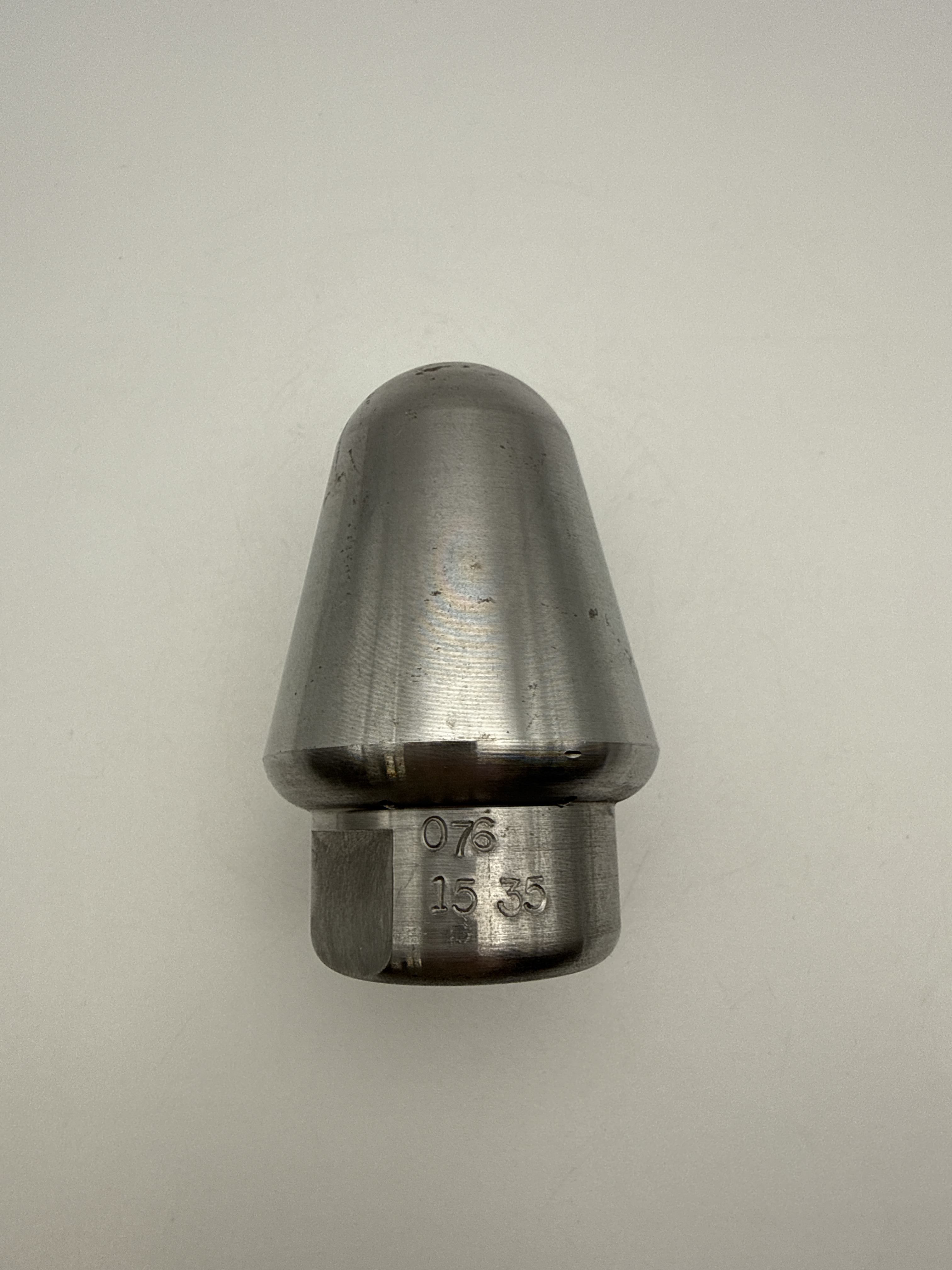 Radial Vortex Sewer Jetter Nozzle 3/4" (15-35 Degree) (Drilled)