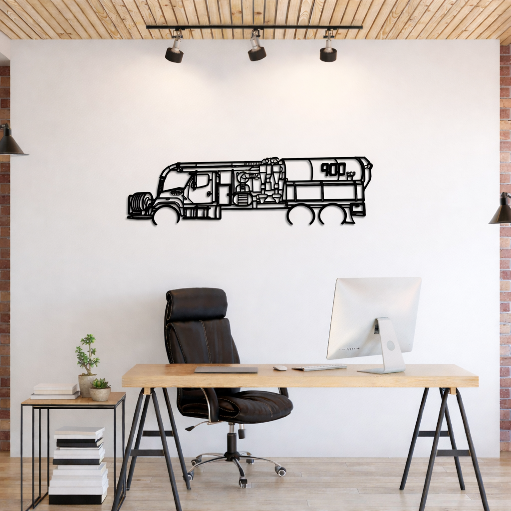 Sewer Equipment 900 ECO Wall Art - 36" Steel Silhouette
