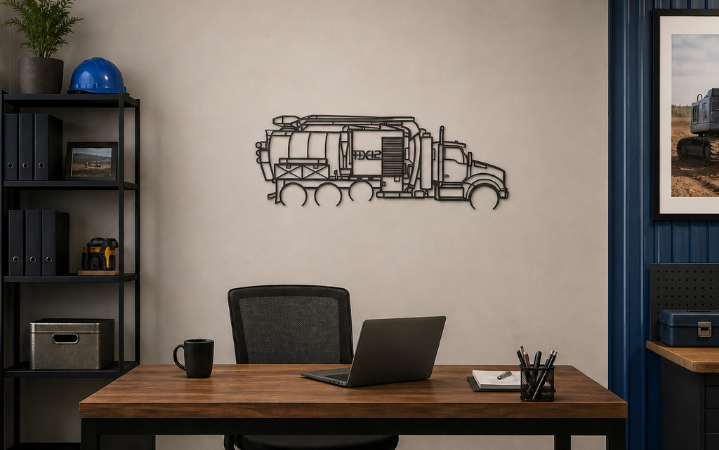Sewer Equipment HX-12 Wall Art - 36" Steel Silhouette