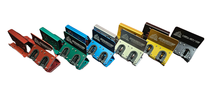 Dig Pig Tool Grabbers shown in various available colors.