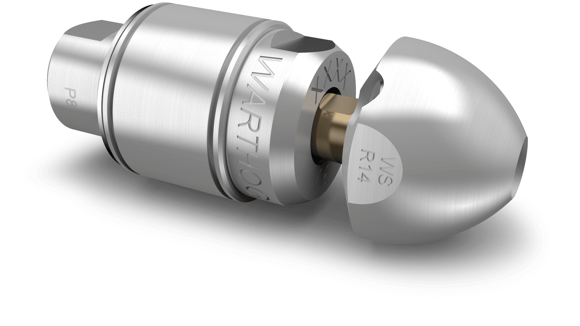 Warthog WS Classic - 1/2" Nozzle w/ Whip Hose (WS-H-1/2-PKG)