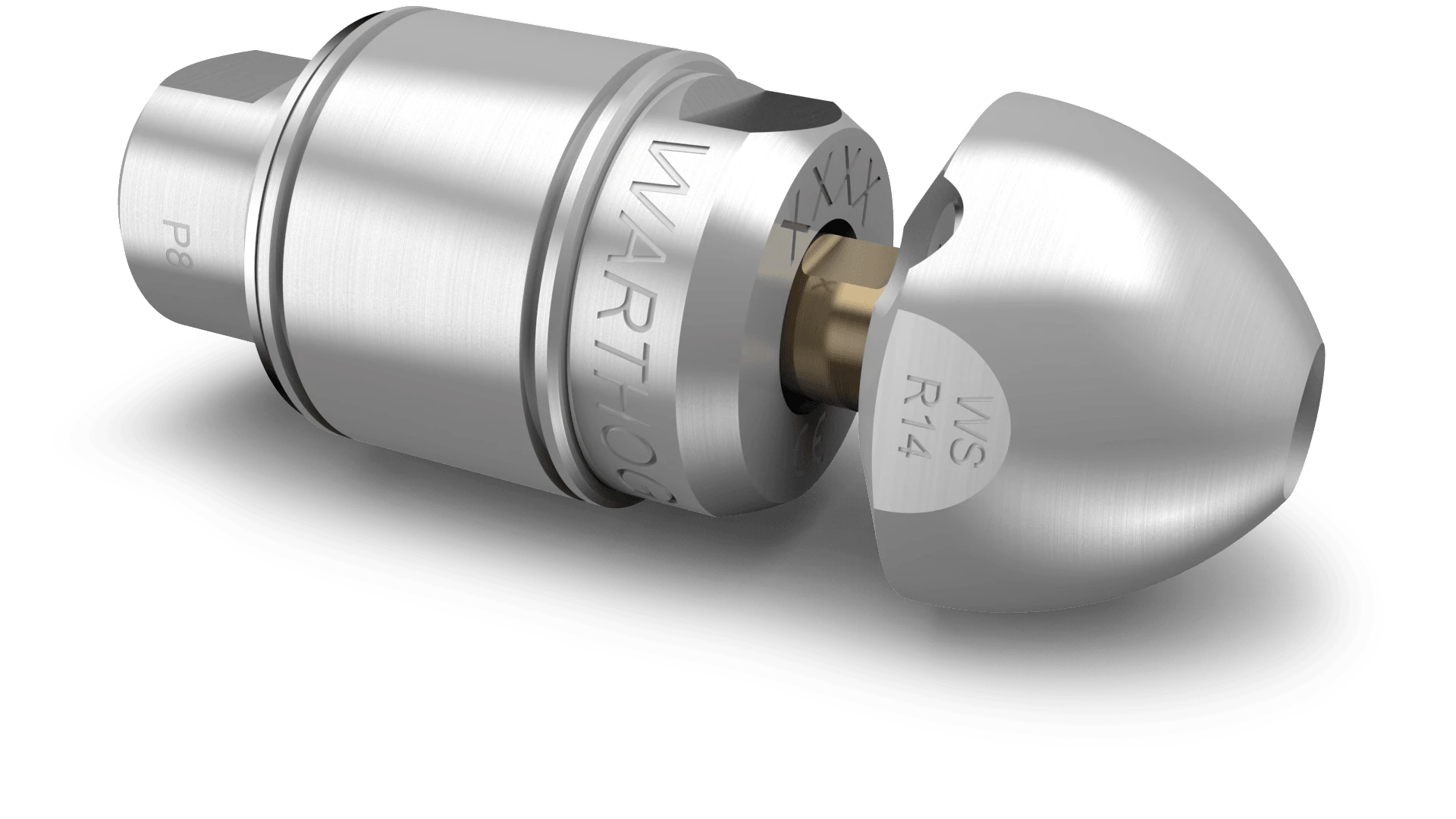 Warthog WS Classic - 1/2" Nozzle w/ Whip Hose (WS-H-1/2-PKG)