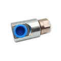 Sewershop heavy-duty carbon steel reel swivel with blue protective cap for hose reel systems