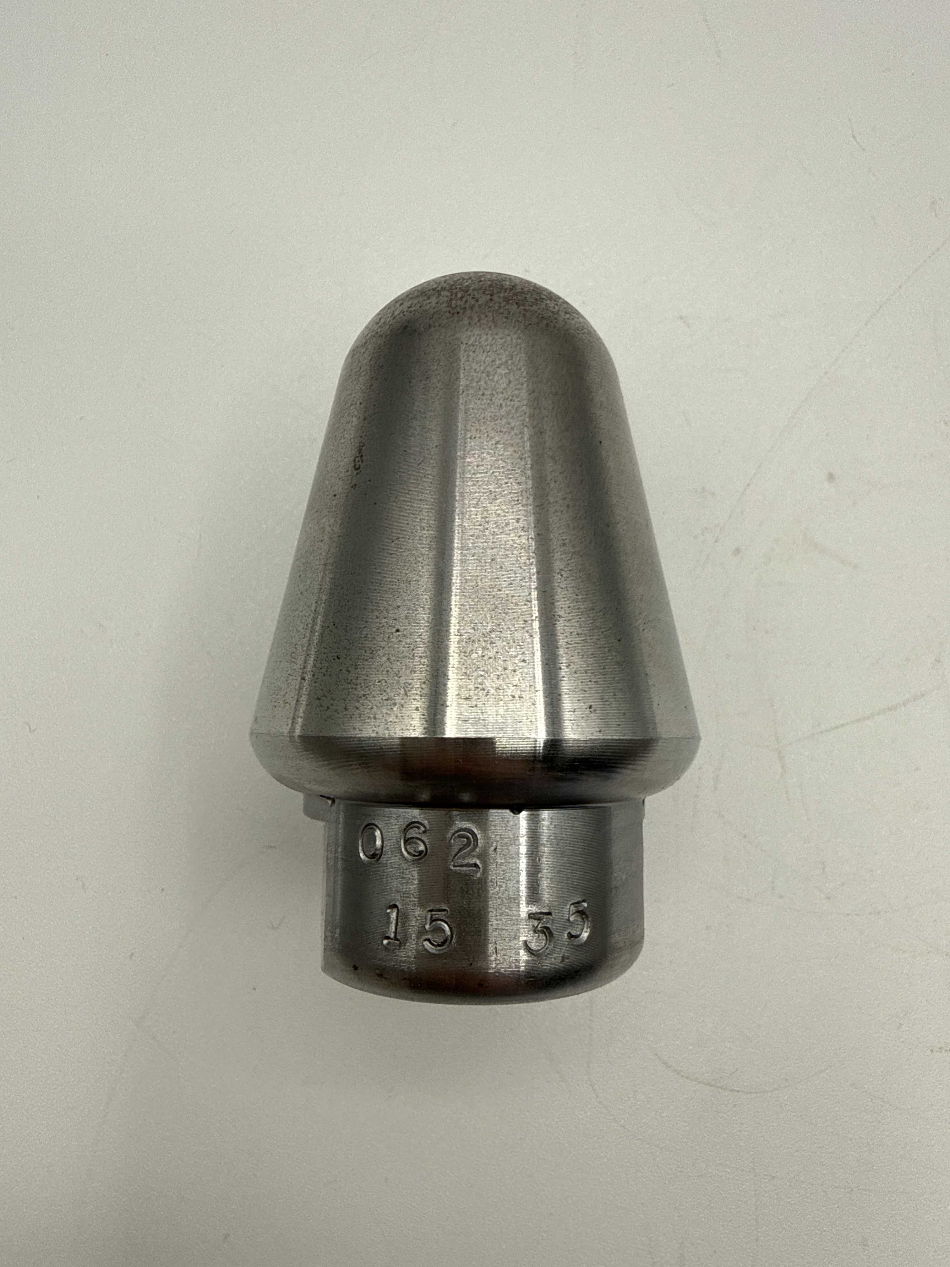 Radial Vortex Sewer Jetter Nozzle 3/4" (15-35 Degree) (Drilled)