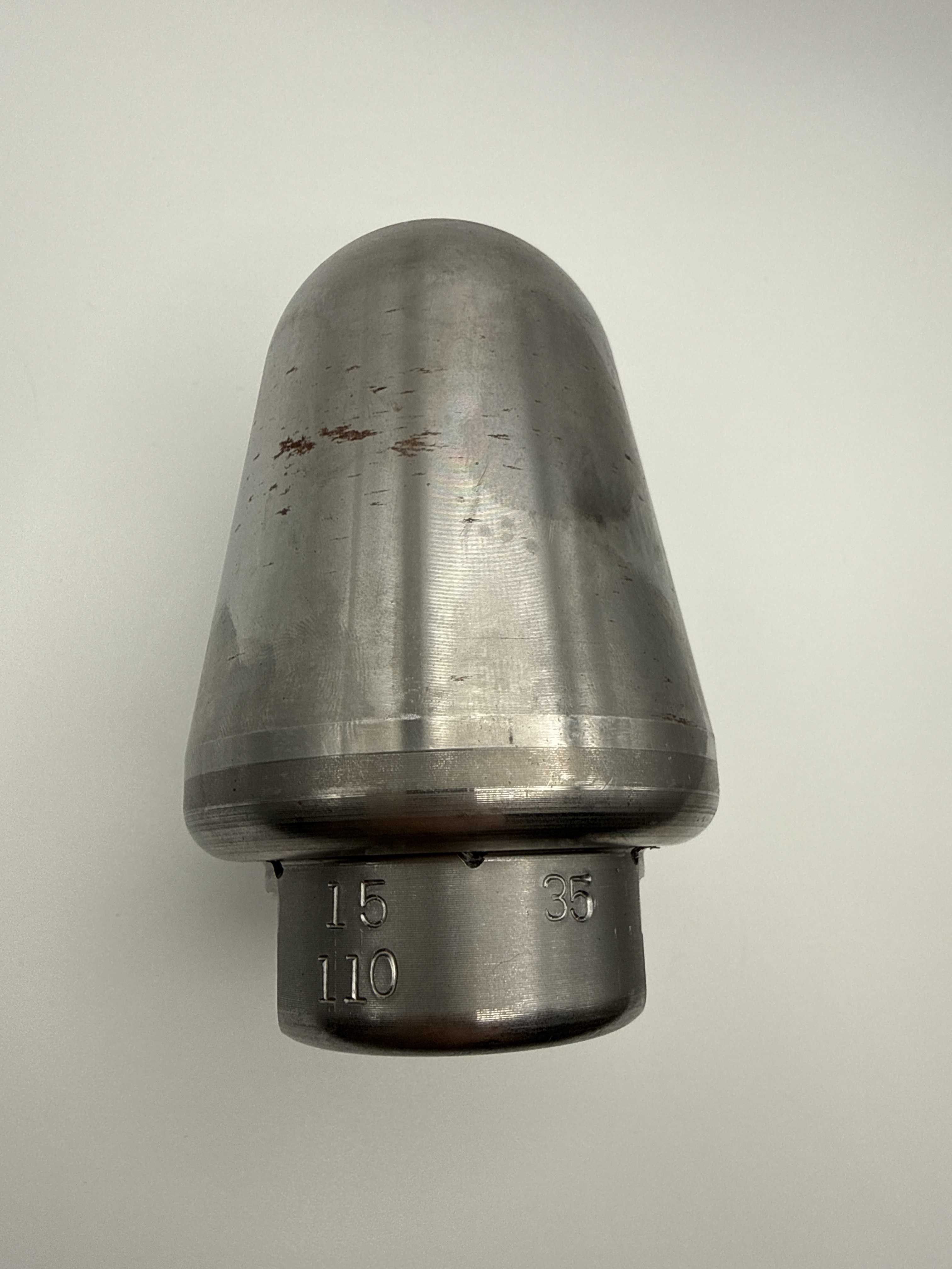 Radial Vortex Sewer Jetter Nozzle 1" (15-35 Degree) (Drilled)