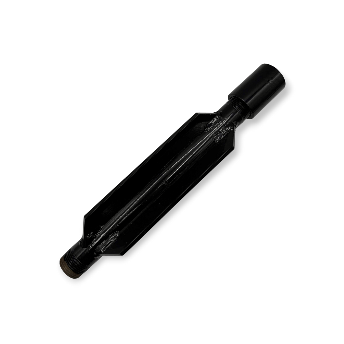 Sewershop black fin style sewer jetter nozzle extension for centering and protecting sewer cleaning equipment