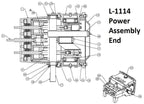 Range Supply technical diagram of FMC Bean L-1114 water pump power assembly parts with numbered component references