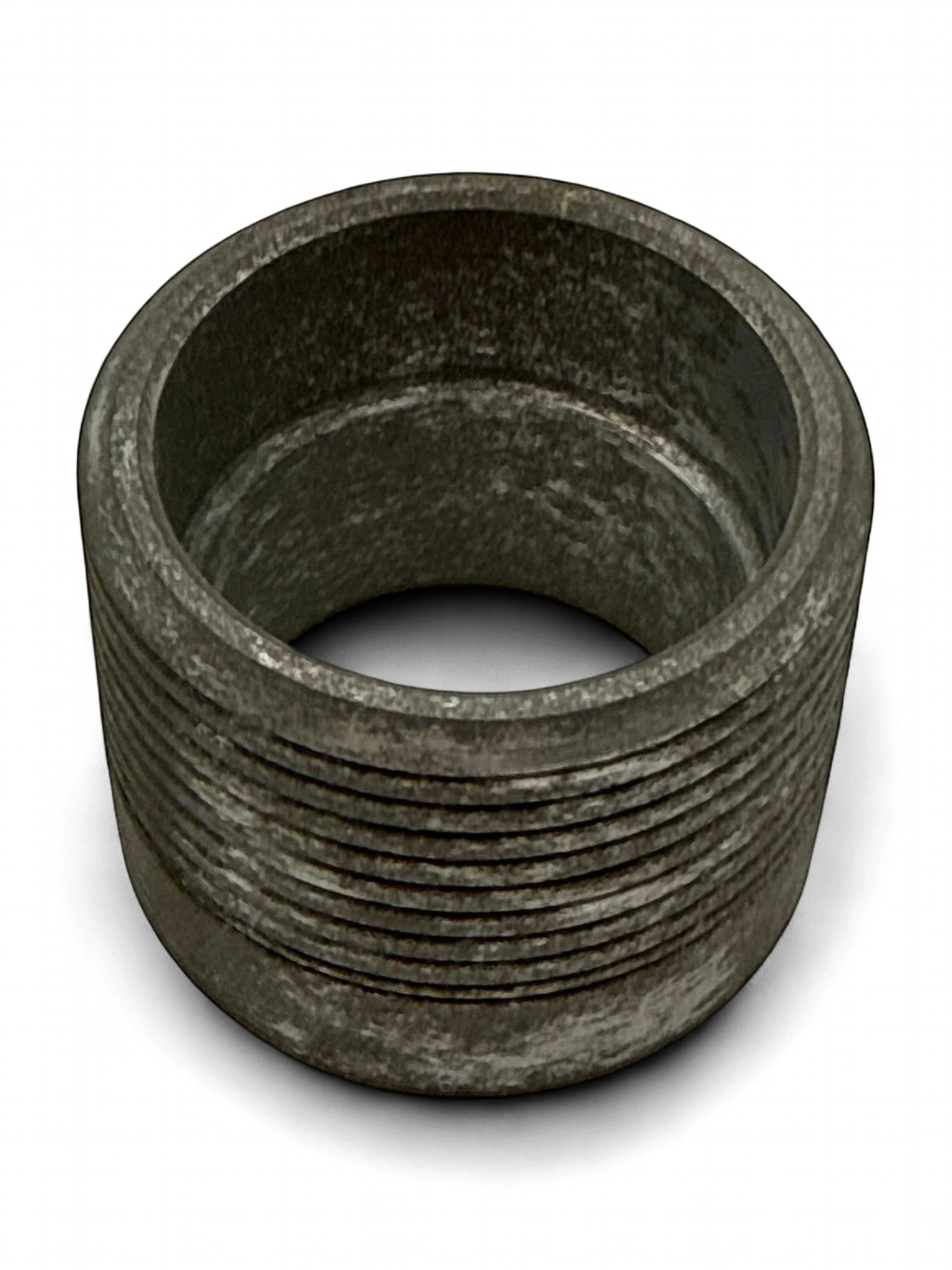 Range Supply metallic cylindrical pump component with threaded exterior for FMC Bean L-0614 power assembly repair