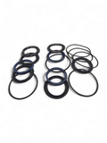 Range Supply GP5142 pump rebuild kit featuring assorted black and blue seals and O-rings for plunger and valve maintenance.