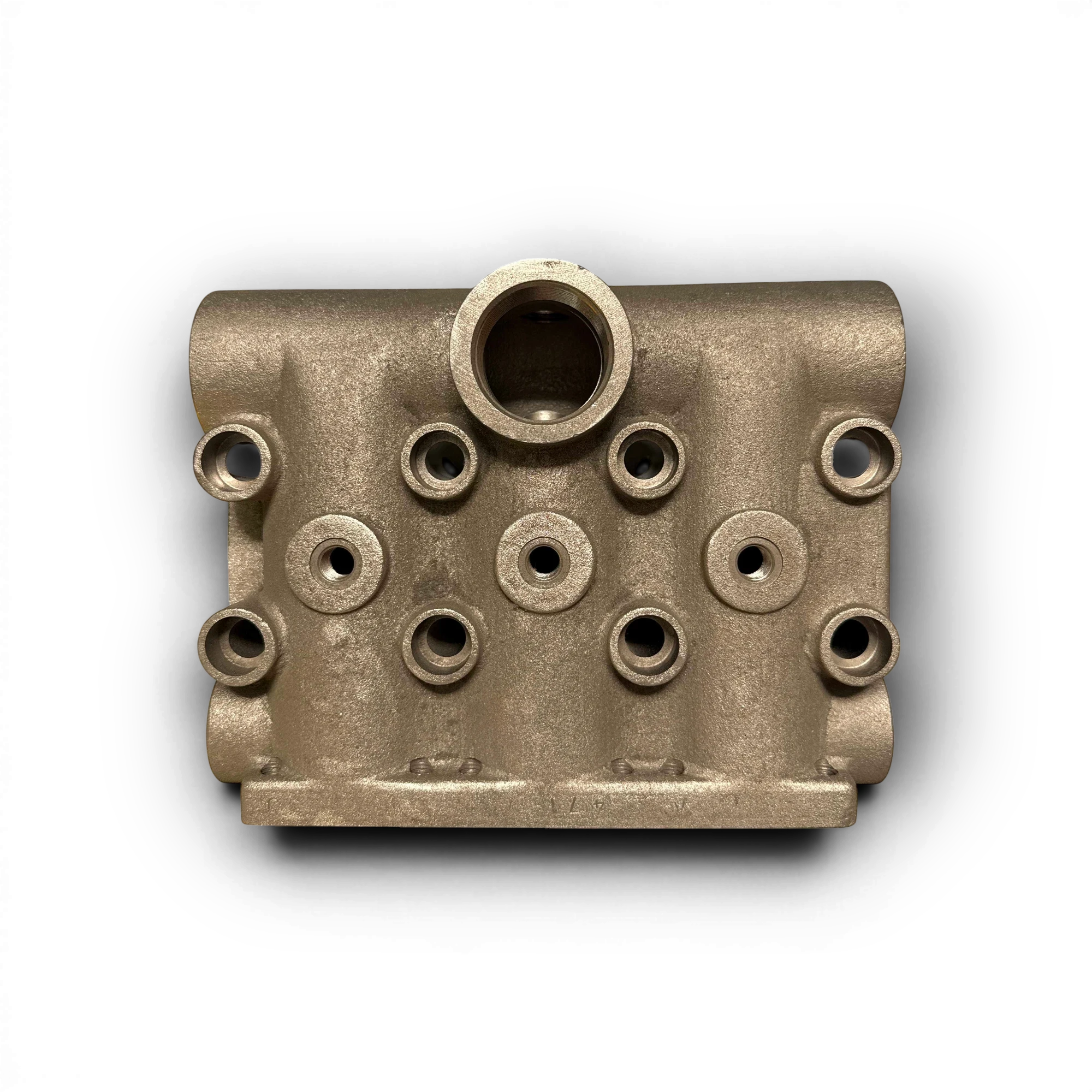 Range Supply GP5142 fluid end valve casing for high-pressure pump repair featuring a durable metallic construction