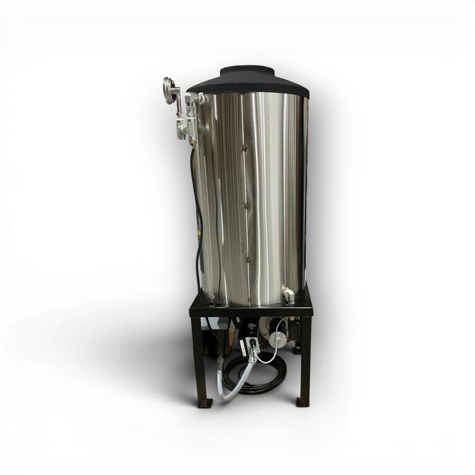 Range Supply Hotsy industrial water heater unit for sewer jetting and hydro excavation in stainless steel
