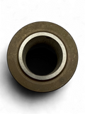 Range Supply Myers C35-20L pump cylinder liner replacement part with a metallic finish on a black background.