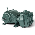 Range Supply Myers C35-20L heavy-duty hydraulic water pump for sewer jetting and hydro excavation in dark green finish.