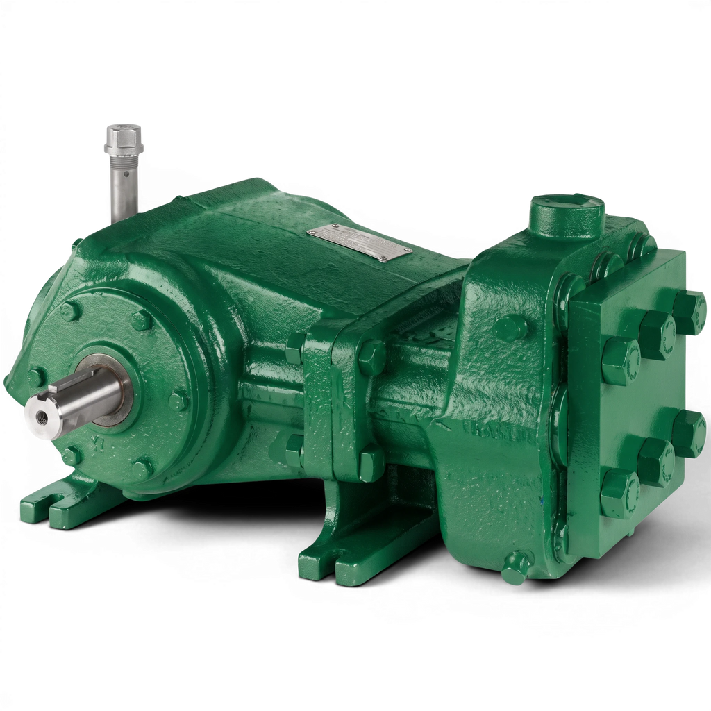 Range Supply Myers C40-20L green industrial water pump fluid end assembly for high-pressure pumping applications