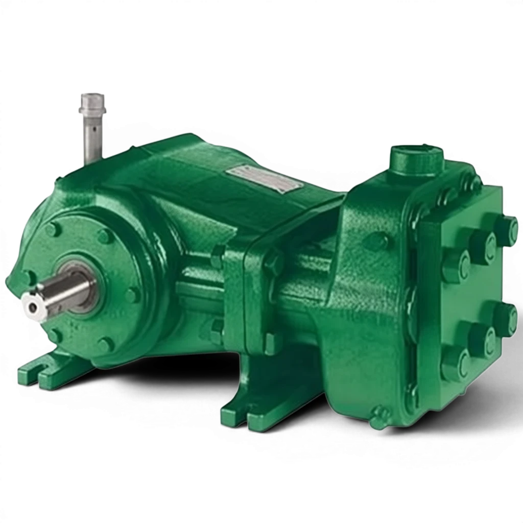 Range Supply Myers C40-20L industrial water pump in green cast iron finish for high pressure fluid systems
