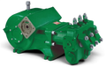 Range Supply Myers E80-20V heavy-duty green hydraulic water pump for sewer jetting and hydro excavation applications