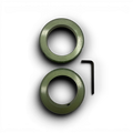Range Supply Patriot 2 root cutter ring skids in sage green with an included hex key tool