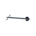Sewershop Adjustable Back Jack for sewer rodding equipment, featuring a durable black metal rod guide tool.