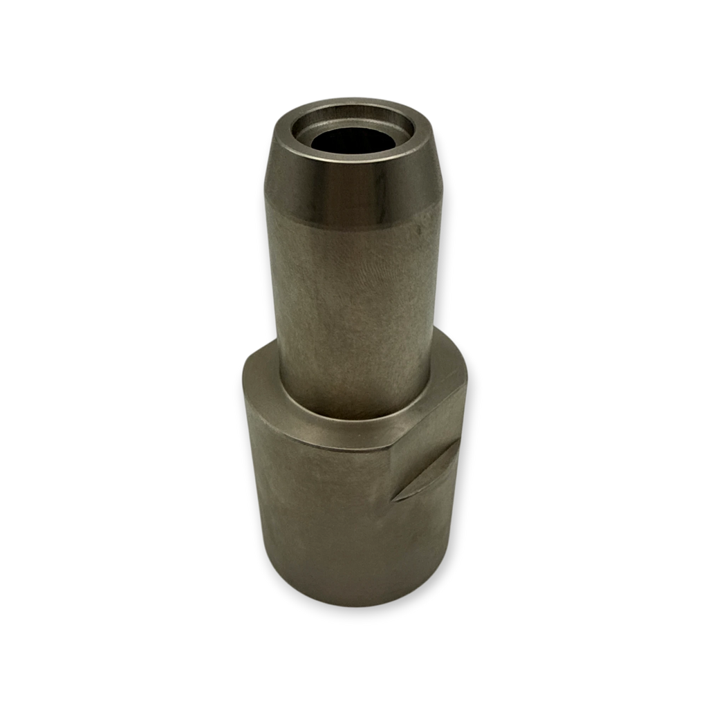 Sewershop metal AirSpade replacement nozzle for air excavation tools, designed for high-pressure soil digging.