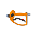 Sewershop Barens Gladiator HX1 1/2 inch linear spray gun in orange with an easy-pull trigger for hydro excavation.