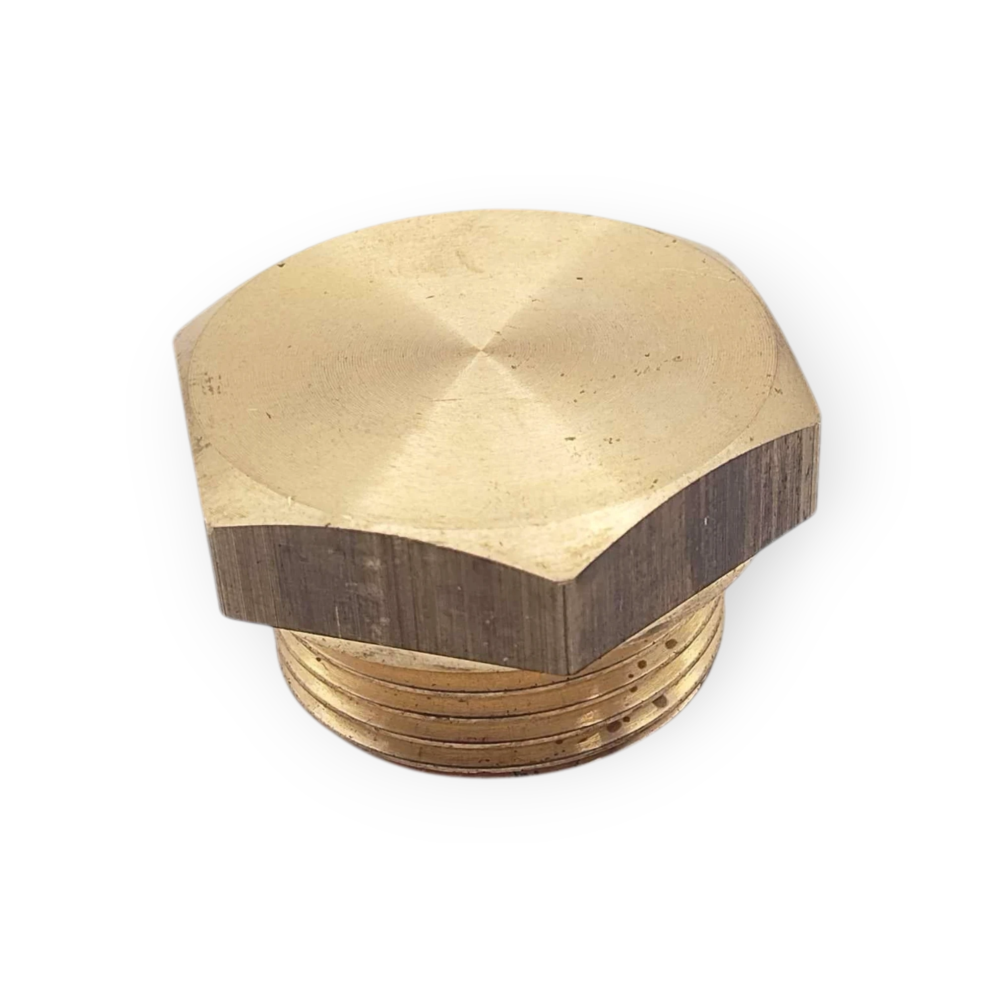 Sewershop brass hex head drain plug for GP5142 power end assembly pump maintenance