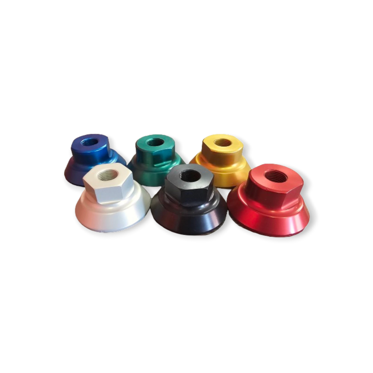Sewershop Dig Pig Armour Guard magnetic safety shields in various anodized colors including red, blue, green, and gold.
