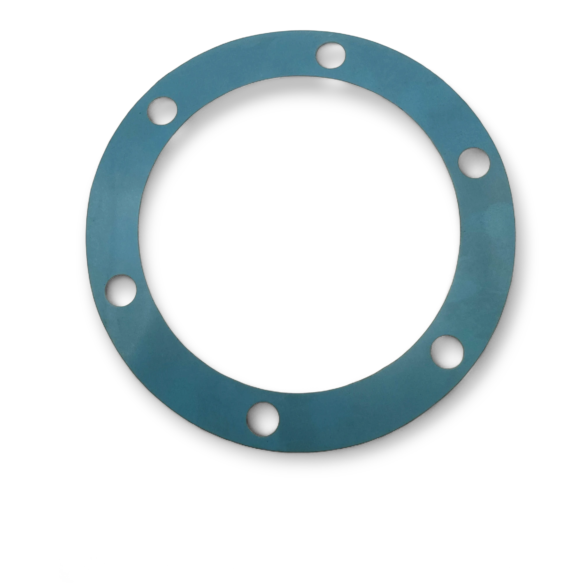 Sewershop blue circular gasket for FMC Bean L-0614 pump power assembly with six bolt holes