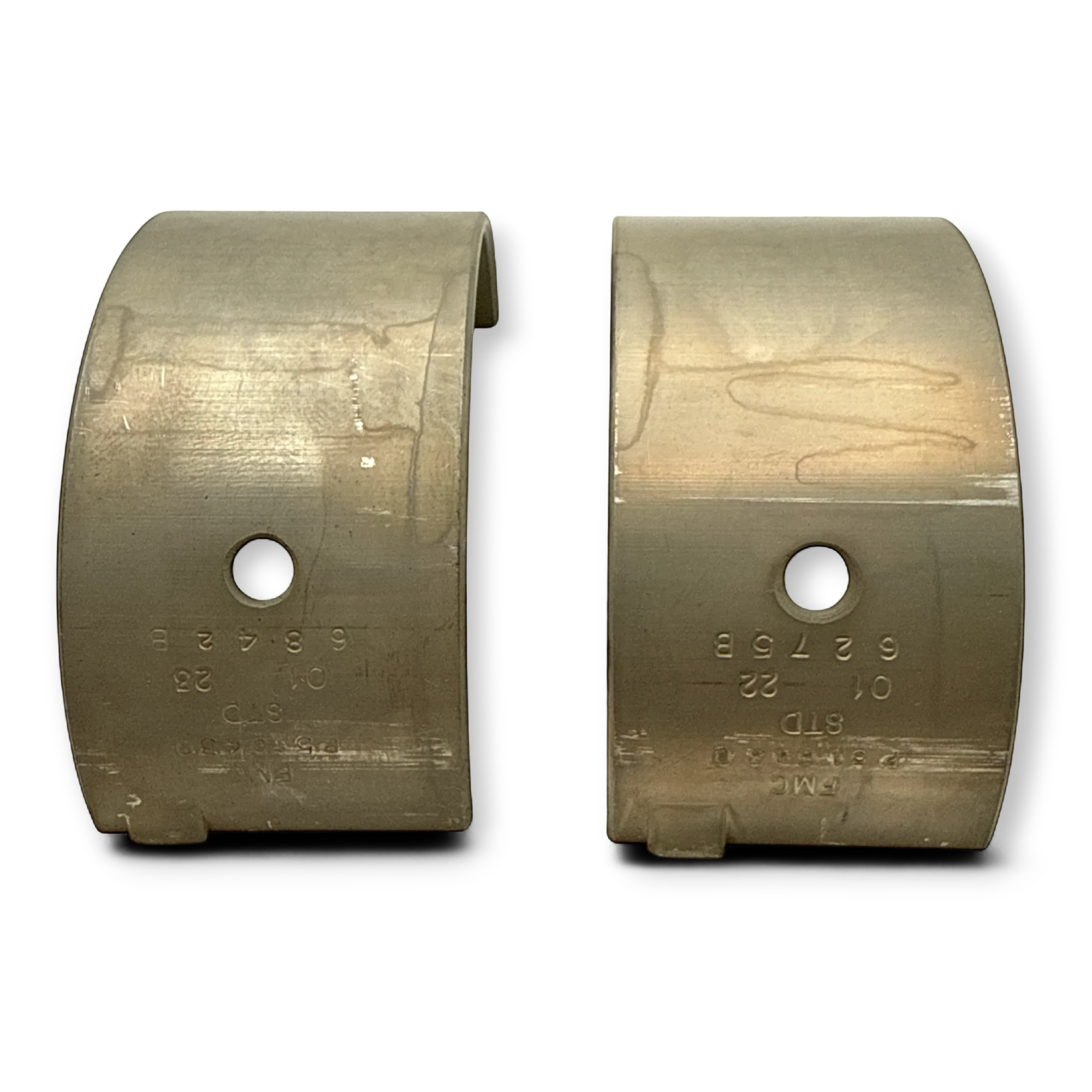 Sewershop FMC Bean L-0614 pump power assembly metal bearing shells for industrial water pump maintenance