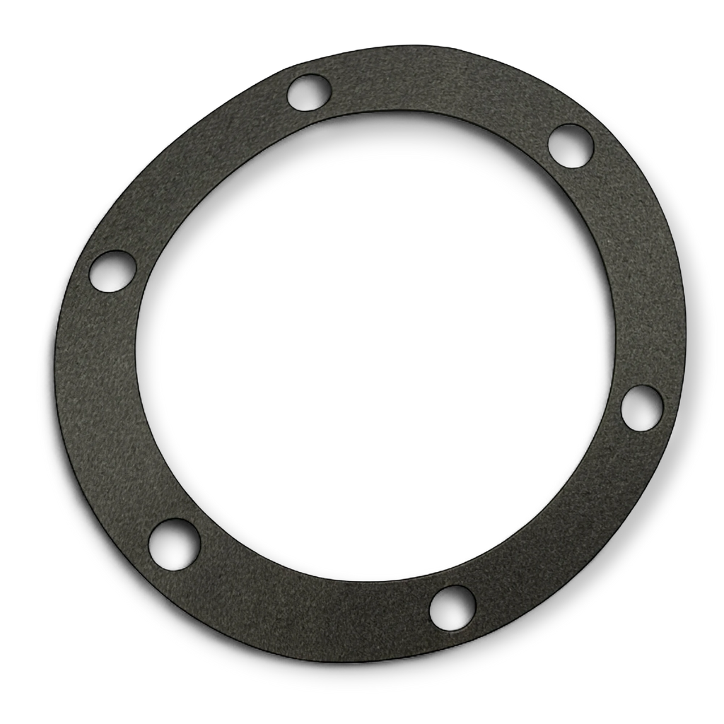 Sewershop black circular gasket for FMC Bean L-0614 pump power assembly with six bolt holes