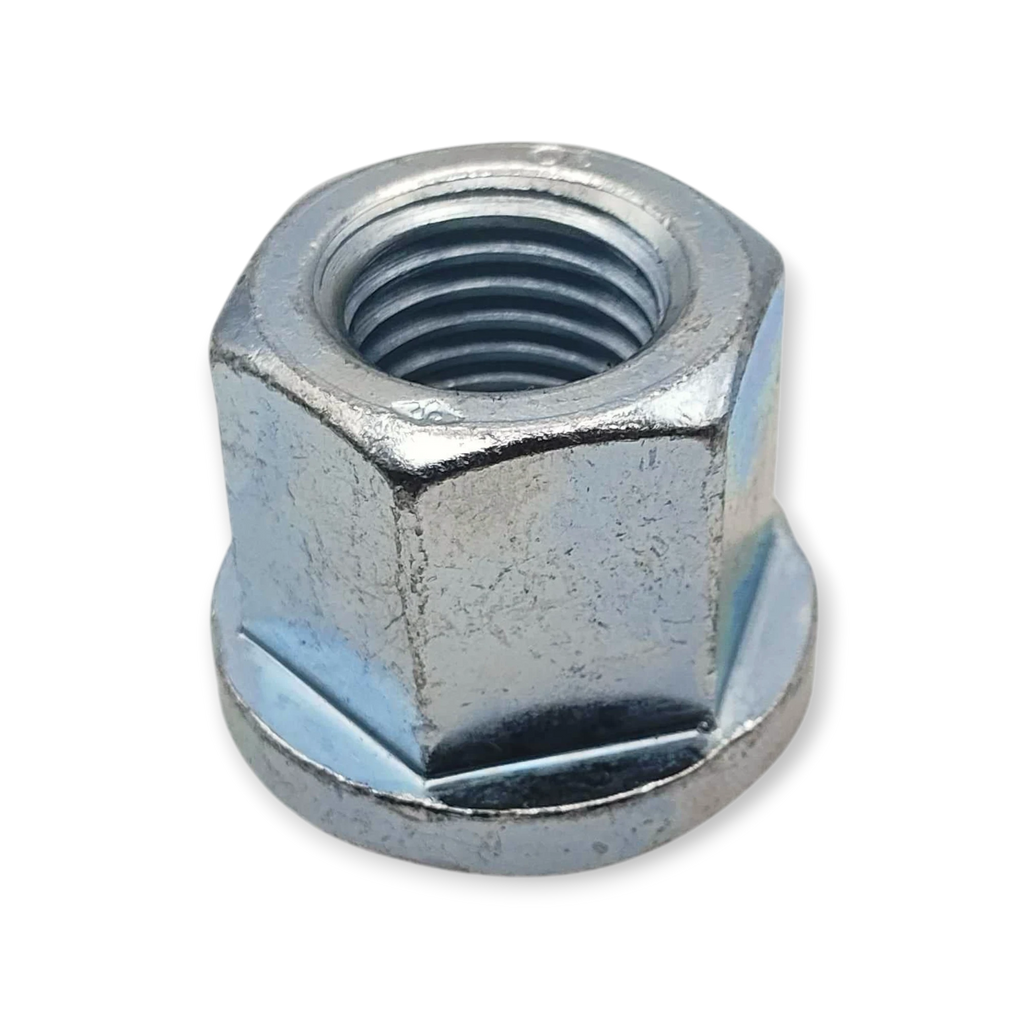 Sewershop metallic hex nut for Giant GP7655 valve assembly, designed for high-pressure water pump maintenance.
