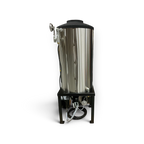Sewershop Hotsy industrial water heater unit for sewer jetting and hydro excavation with stainless steel housing.
