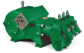 Sewershop Myers E70-23V green hydraulic water pump for sewer jetting and hydro excavation applications