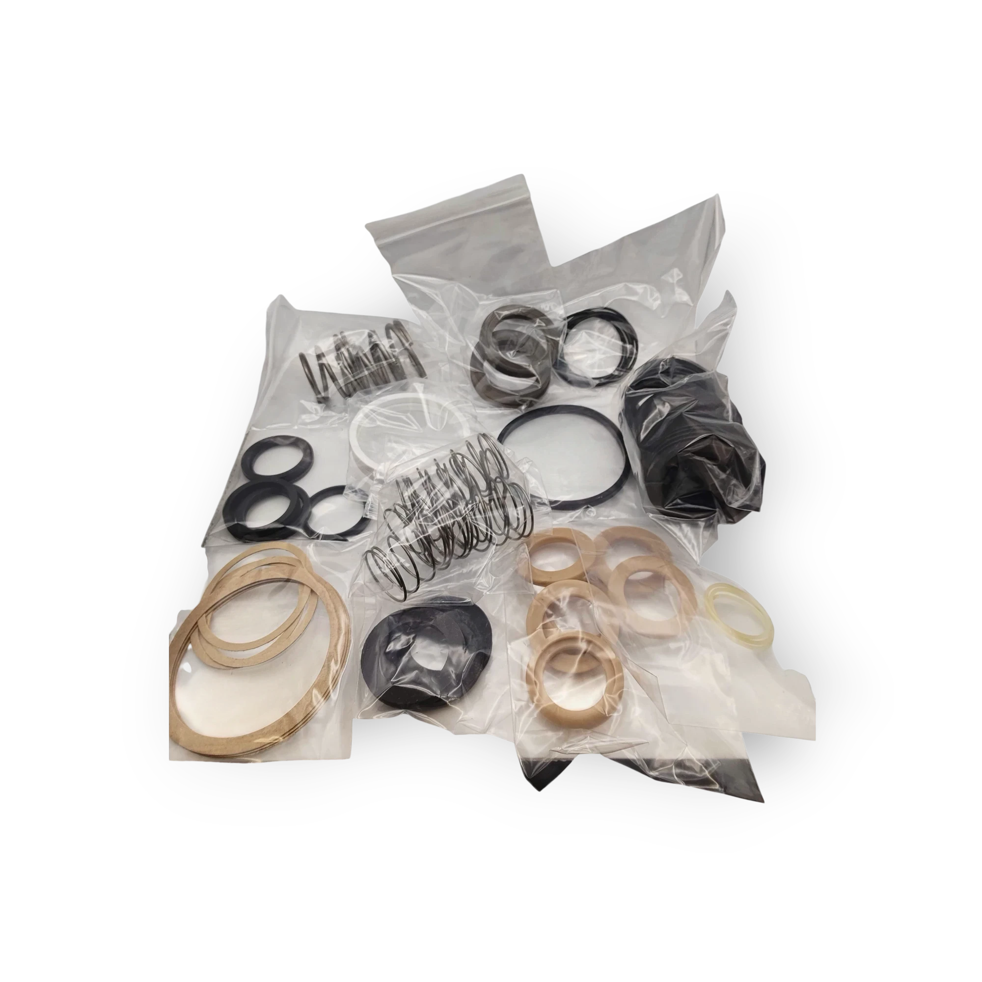 Sewershop Myers E80-20V fluid end repair kit including gaskets, seals, springs, and valves for water pump maintenance.