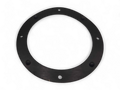 Sewershop black neoprene flange gasket for vacuum trucks with precision-cut bolt holes for secure sealing