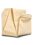 Sewershop 4.625 x 60 inch Nomex felt filter bag with Superseal top and disc bottom for high-temperature filtration