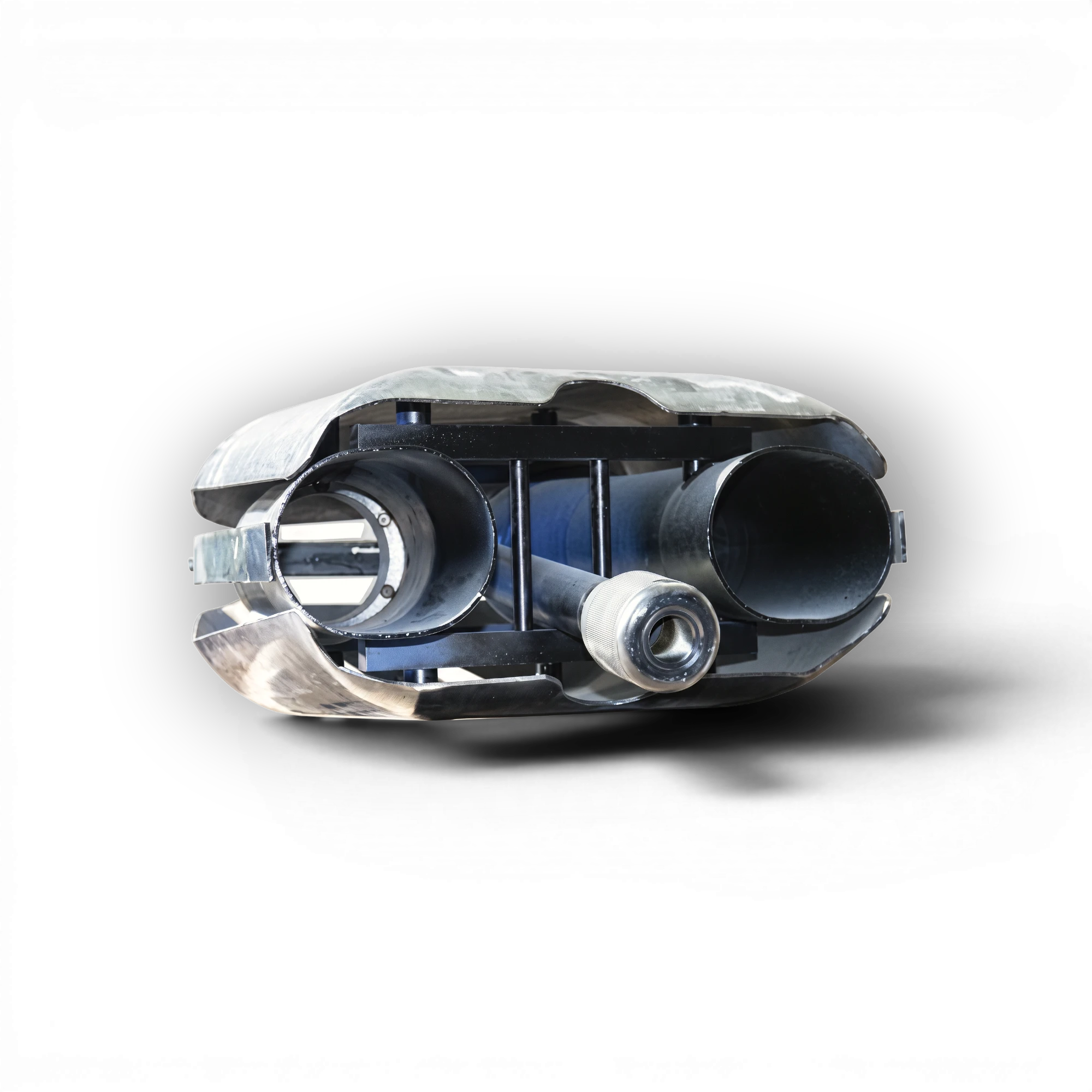 Sewershop NozzTeq Power Jet 100 sewer jetter nozzle with venturi-assisted rear thrust and 1-inch NPT connection.