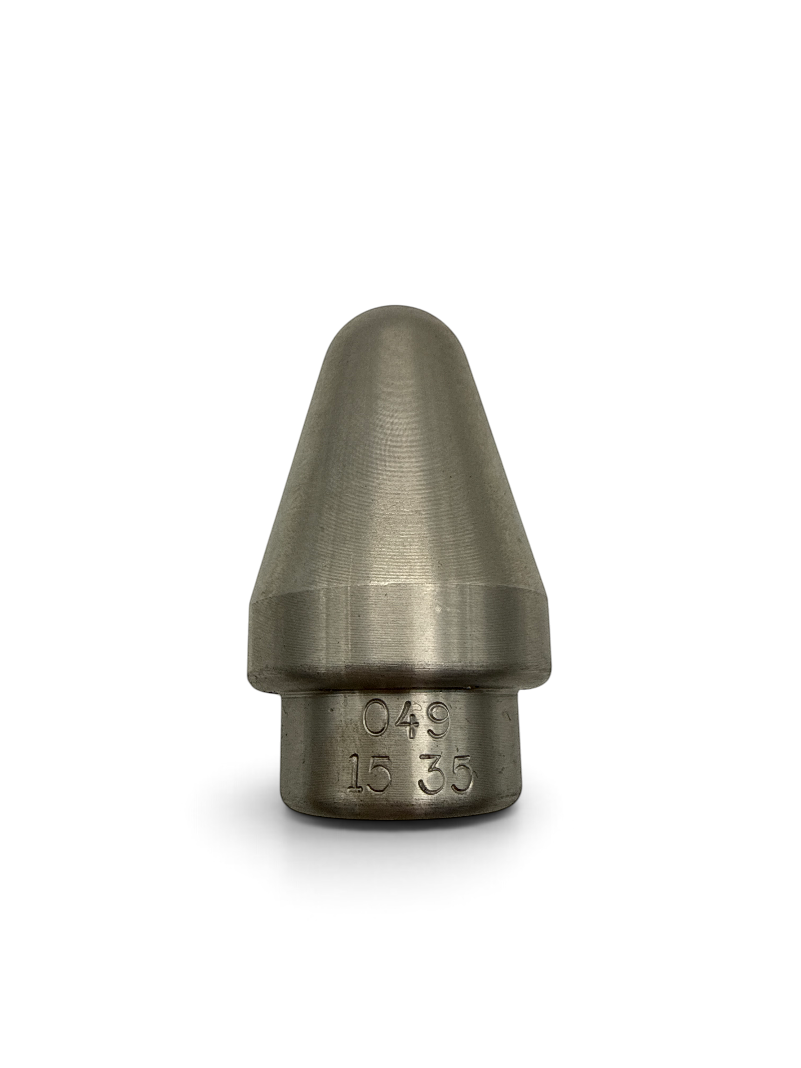 Sewershop Radial Vortex 1/2 inch sewer jetter nozzle with front cutting jet and 15-35 degree rear flushing jets.