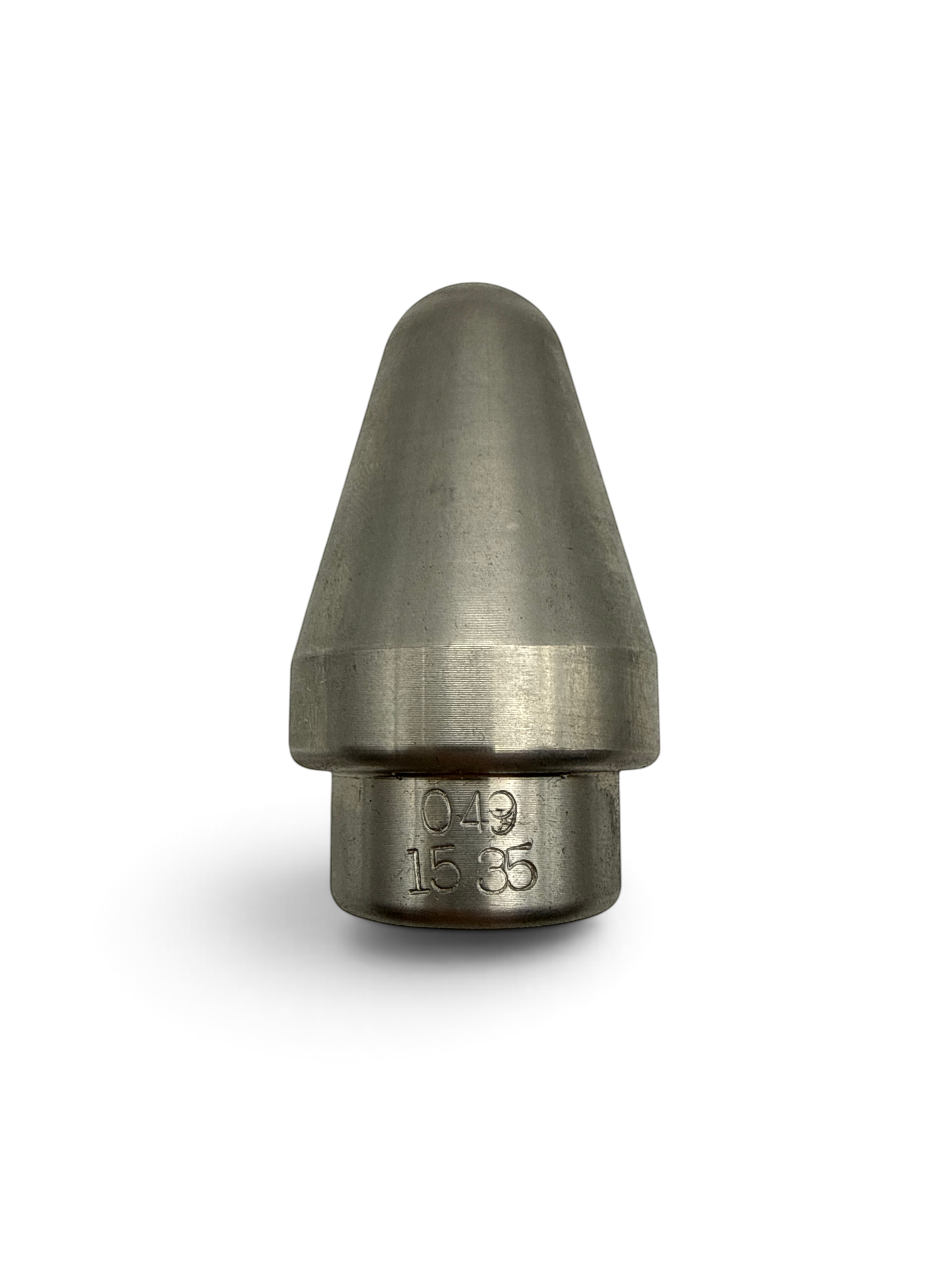 Sewershop Radial Vortex 1/2 inch sewer jetter nozzle with front cutting jet and rear propulsion ports
